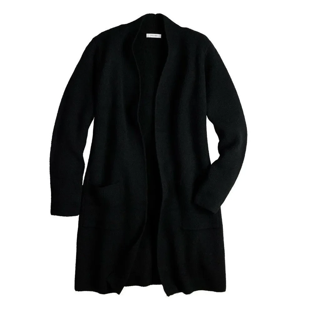 Nine West Jacquard Long Cardigan Size Sm